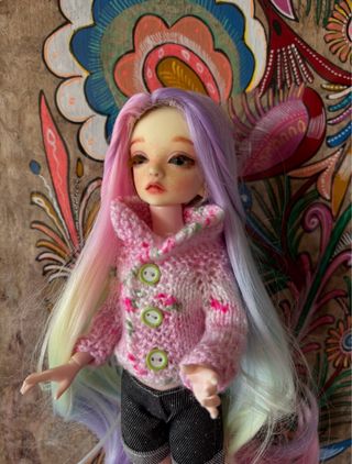 Parrucca BJD 7-8 pollici