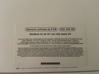 MacBook Air M1 Batteria 95%