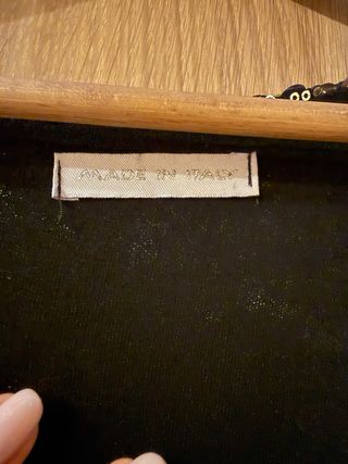 Vestito paillettes nero e argento