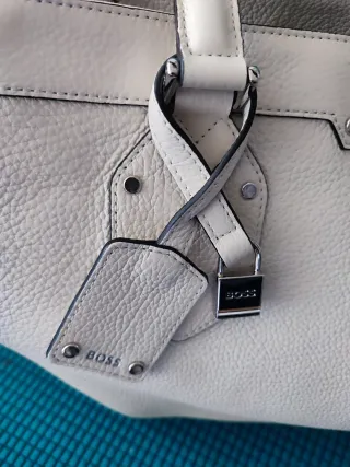 Bolso BOSS Piel Mujer Beige/Blanco