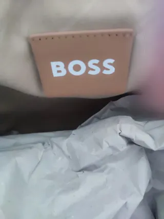 Bolso BOSS Piel Mujer Beige/Blanco