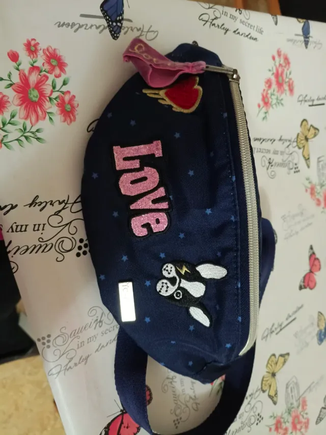 Riñonera TOPModel niña azul y rosa