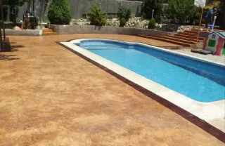 Hormigón impreso para exteriores