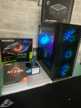 PC Gaming Ryzen 5 RTX 4060 1TB SSD