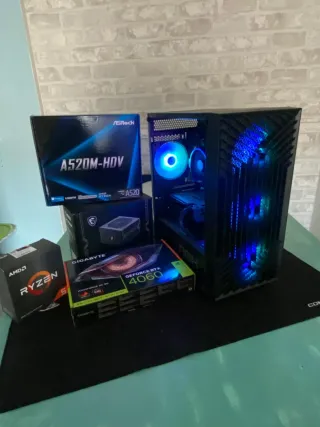PC Gaming Ryzen 5 RTX 4060 1TB SSD