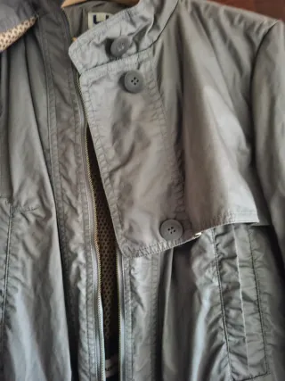 Gabardina Adolfo Dominguez Gris Mujer