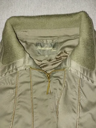 Chaqueta, entretiempo, verde, Stradivarius, M