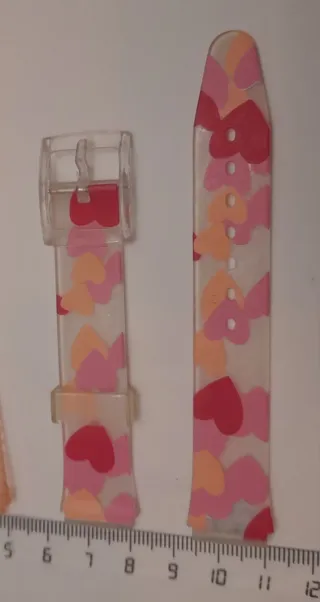 3 correas para reloj, plástico