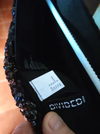 Falda de lentejuelas negra