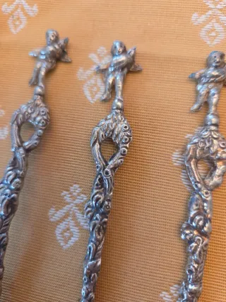 Set 6 cucchiaini e 6 forchettine vintage