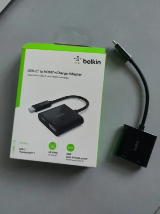 Adaptador Belkin USB-C a HDMI + Carga