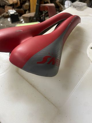 Sillín Bici MTB Rojo EXTRA Handmade Italy