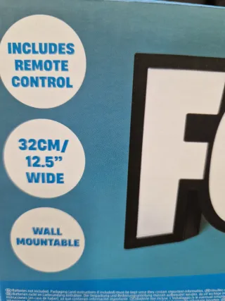 Lampada Logo Fortnite Multicolore