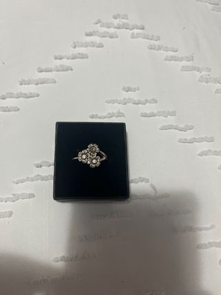 Anillo Plata Flores Circonitas
