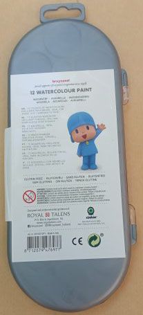 Pocoyo Set de 12 colores de acuarelas NUEVO