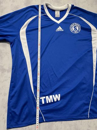 Camiseta Adidas Manga Larga Azul talla 2XL