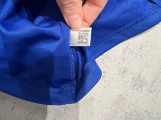 Camiseta Adidas Manga Larga Azul talla 2XL