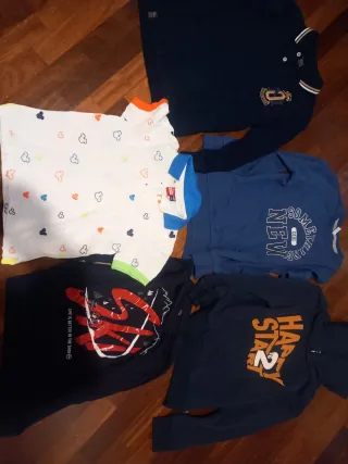 Set 5 capi abbigliamento bambino 7/8 anni 128cm