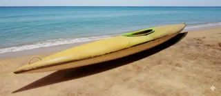 Piragua de fibra de vidrio