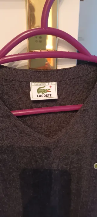 Jersey Lacoste gris Talla L