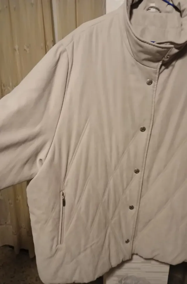 Giubbotto Beige Taglia XXXL