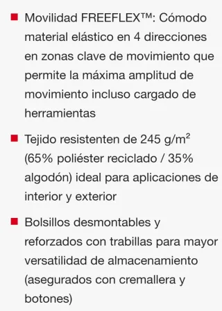 Pantalón de trabajo Milwaukee