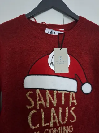 Jersey Navideño Papa Noel Relieve Nuevo