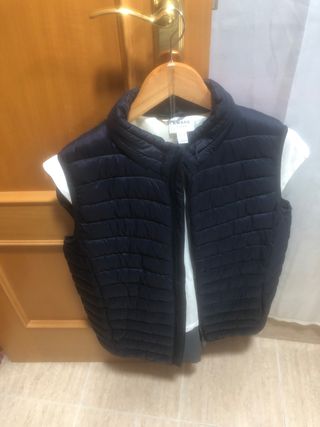 Chaleco acolchado azul marino