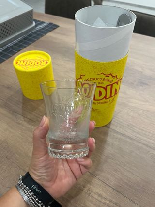 Bicchieri Crodino*4 pezzi più 1 apri bottiglia