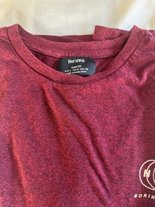 Camiseta Bershka Slim Fit Talla M