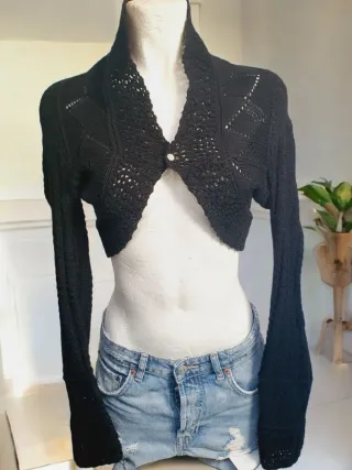 Cardigan Y2K Gotich Witch Fairy Tg S