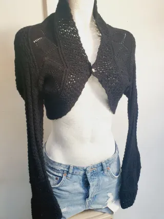 Cardigan Y2K Gotich Witch Fairy Tg S