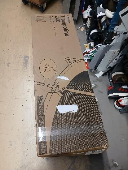 Cama Elástica 240 Red Seguridad Montaje Sin Herramientas