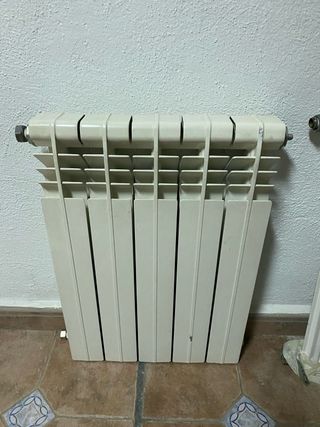 Radiador agua 5 elementos beige