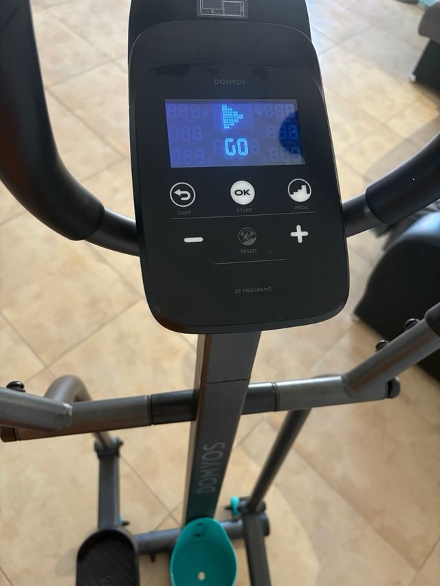 Bicicleta Elíptica Gris