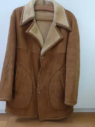 Chaquetón Piel Vuelta Hombre Natural