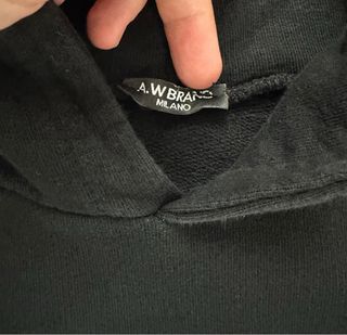 Felpa con cappuccio White Air Uomo