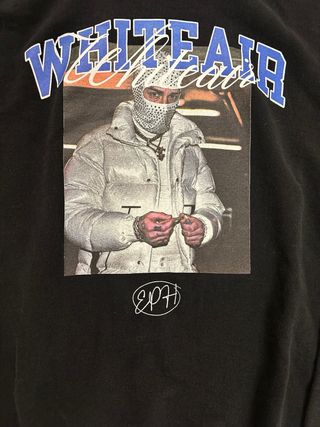 Felpa con cappuccio White Air Uomo