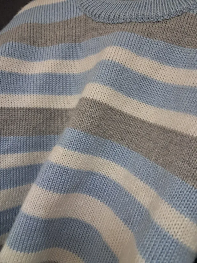 Jersey de lana a rayas unisex