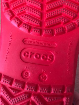 Crocs Rojas Cars