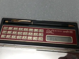 Calculadora Logitech 303 con bolígrafo