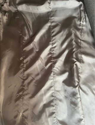 Abrigo negro liso mujer