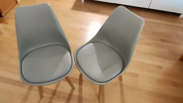 Sillas de Diseño en color gris (2 unidades)