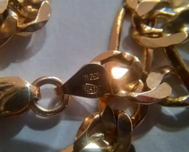 Cadena maciza oro 18k 21,7g 61cm 5mm