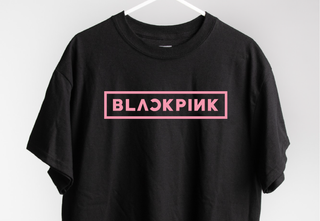 Camiseta Blackpink - Algodon Negro Unisex - Kpop