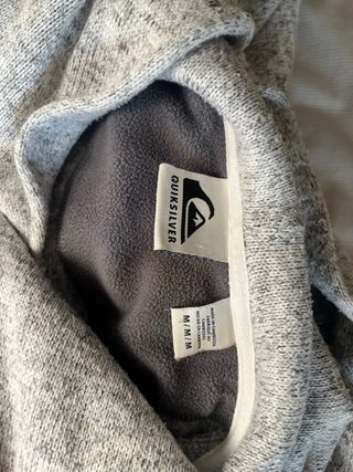 Sudadera Quiksilver Gris Talla M