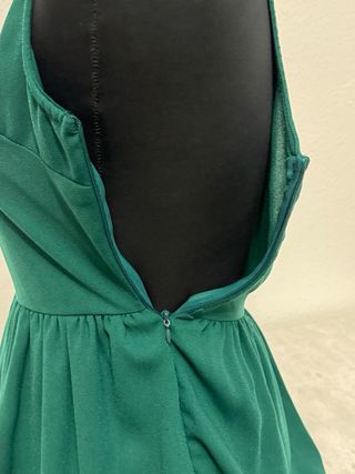 Vestido mini abalorios XS Zara