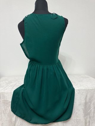 Vestido mini abalorios XS Zara