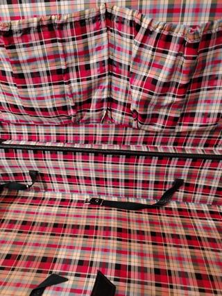 Valigia vintage in cuoio anni '50