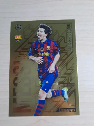 Cromo Messi Gold Edge Edition
